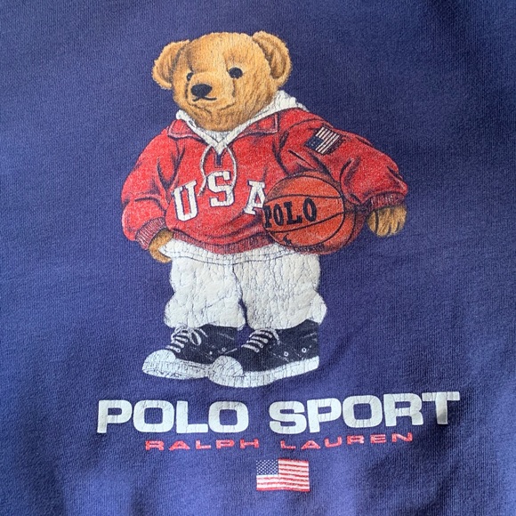 Vintage polo bear crew neck - Picture 2 of 3